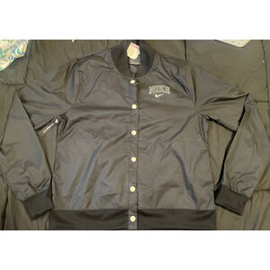 Women's Nike Black & White Varsity Jacket M